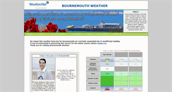 Desktop Screenshot of bournemouthweather.co.uk